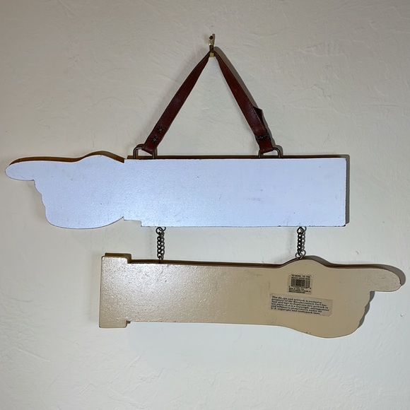 Decor Work Beach Wooden Hanging Sign - Picture 2 of 5